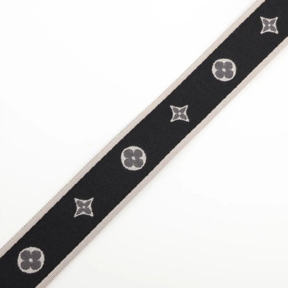 Louis Vuitton Monogram Diane Cotton Nylon Shoulder Strap Black - Picture 4 of 5
